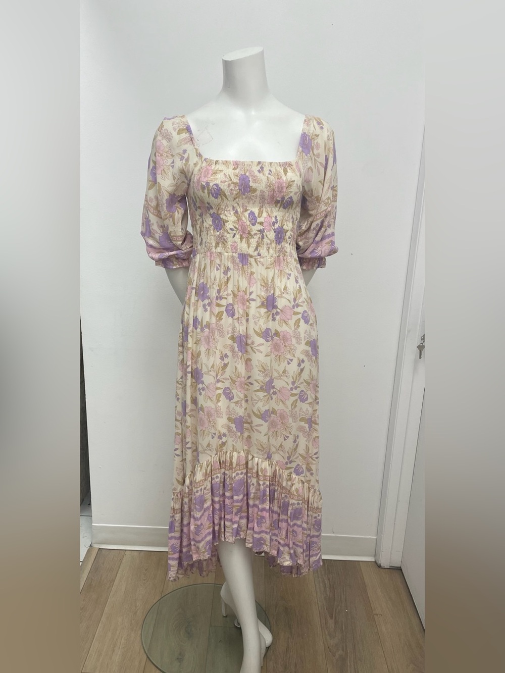 The fox & mermaid purple floral dress size s/M